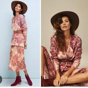 Anthropology Luna pleated skirt